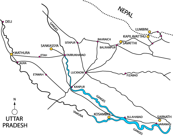 Map of Bihar